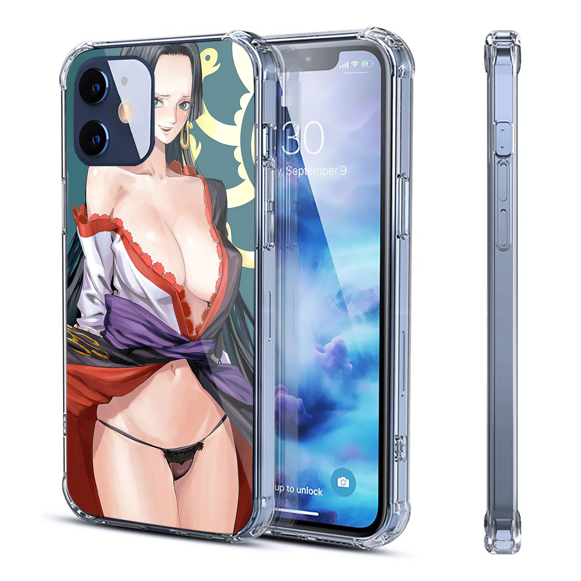 （画像用） ワンピース ONE PIECE 【iPhone 12シリーズ対応】透明スマホケース（クリアソフトケース）